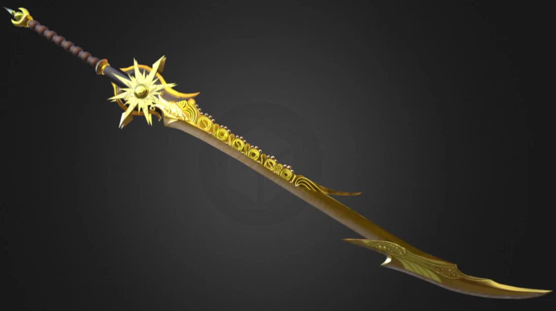 Golden Fantasy Sword | Hogwarts Legacy Mod